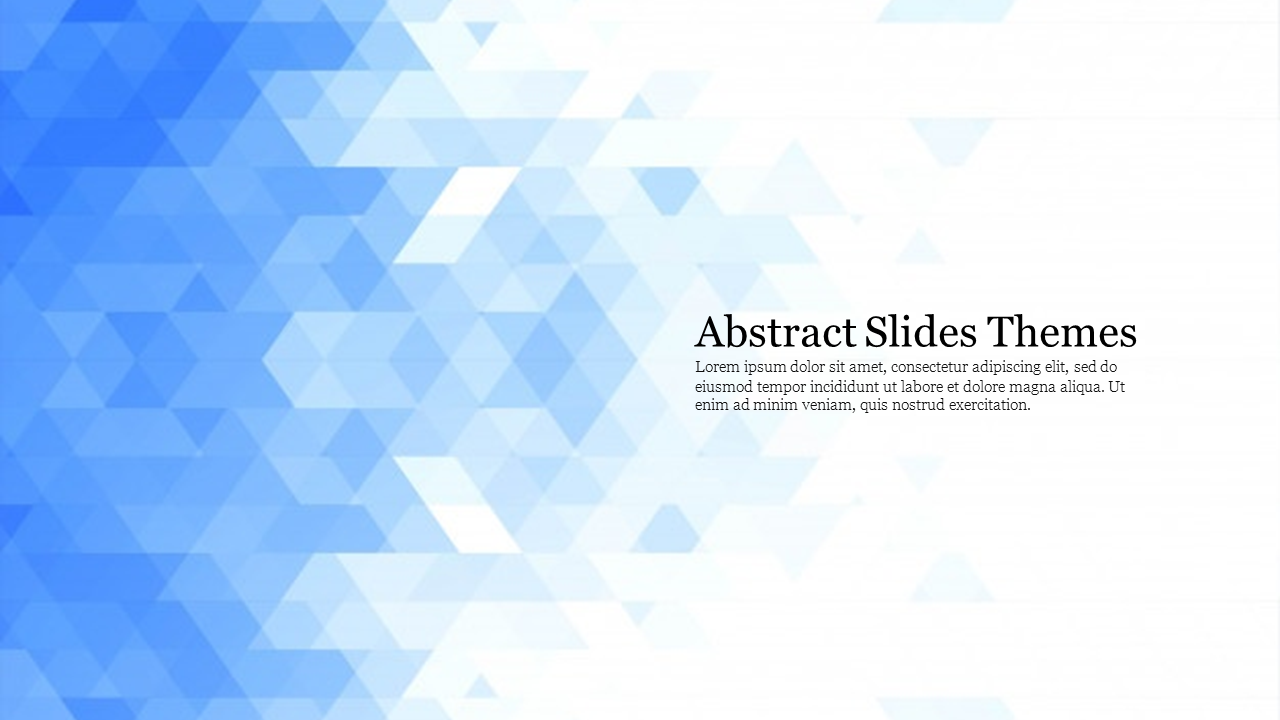 Abstract Google Slides Themes